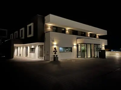 Das Gebäude in dem sich das Aparthotel befindet