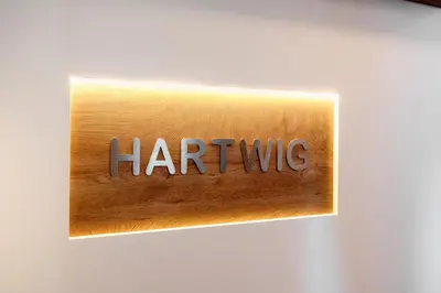 Ein Zertifikat, Auszeichnung, Logo oder anderes Dokument, das in der Unterkunft Gästehaus Hartwig ausgestellt ist