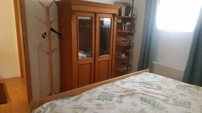 Ein Bett oder Betten in einem Zimmer der Unterkunft Georgs Ferienwohnung