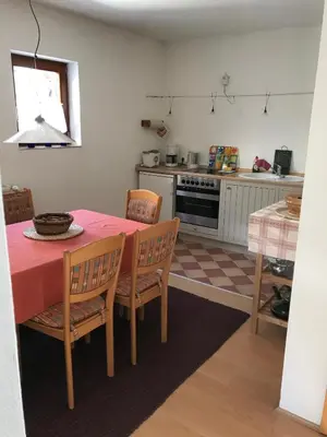 Küche/Küchenzeile in der Unterkunft Ferienapartments im Hintergässel