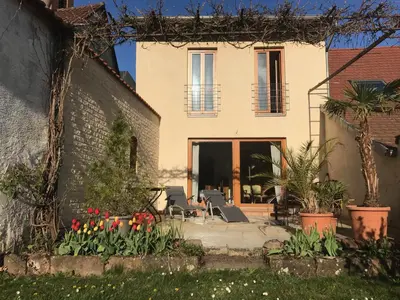 Ein Garten an der Unterkunft Ferienapartments im Hintergässel