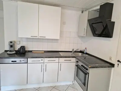 Küche/Küchenzeile in der Unterkunft Cosy Apartment in Groß-Rohrheim – 87 m² – Sunny Terrace