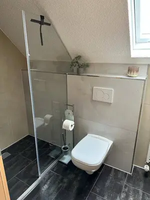 Ein Badezimmer in der Unterkunft LifeStyle Apartment Sinsheim