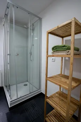 Ein Badezimmer in der Unterkunft KiRoom Willsbach 2 und 3