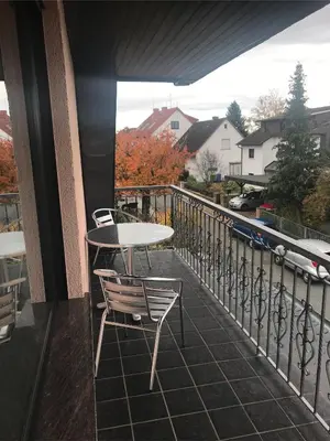 Ein Balkon oder eine Terrasse in der Unterkunft Für Pendler und Monteure oder Ferienwohnung zum Erholen