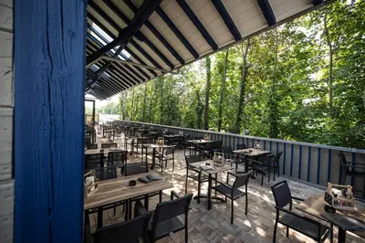 Ein Balkon oder eine Terrasse in der Unterkunft Rübli