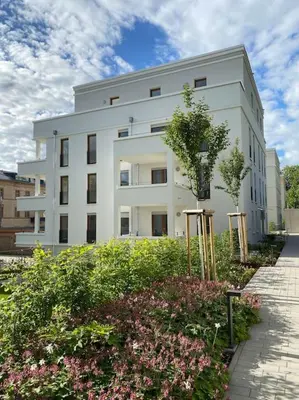 Das Gebäude in dem sich die Ferienwohnung befindet