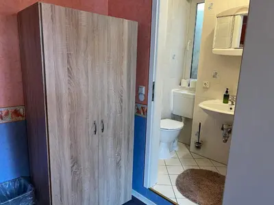 Ein Badezimmer in der Unterkunft Ferienappartements Dolgesheim