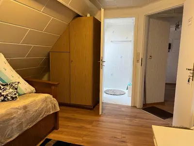 Ein Badezimmer in der Unterkunft Ferienappartements Dolgesheim 3