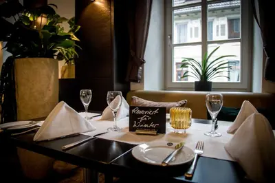 Getränke in der Unterkunft TRIP INN Kaiser Hotel & Restaurant Heidelberg-Schriesheim