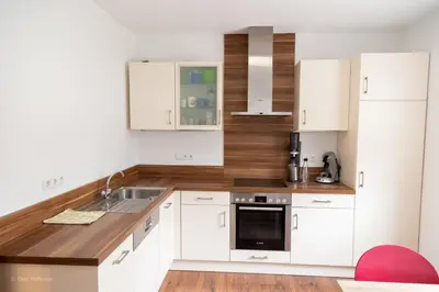 Küche/Küchenzeile in der Unterkunft Casa Katharina