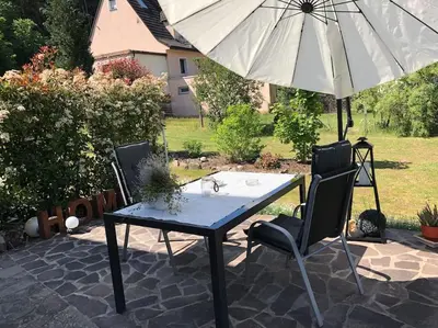 Ein Garten an der Unterkunft Ferienwohnung Braun