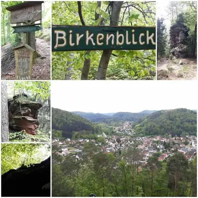 Naturlandschaft in der Nähe der Ferienwohnung