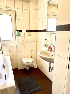 Ein Badezimmer in der Unterkunft Apartment Neckarsulm