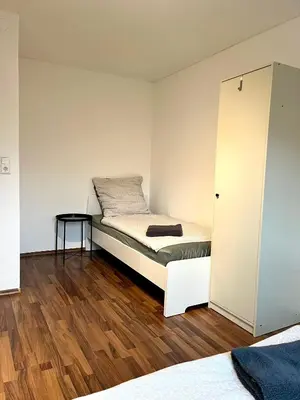 Ein Bett oder Betten in einem Zimmer der Unterkunft Apartment Neckarsulm