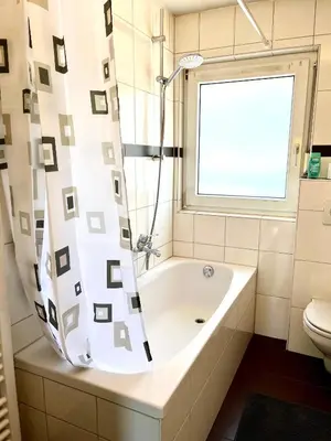 Ein Badezimmer in der Unterkunft Apartment Neckarsulm