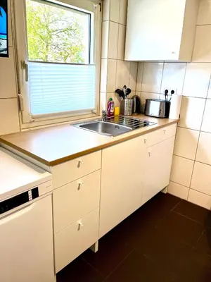 Küche/Küchenzeile in der Unterkunft Apartment Neckarsulm