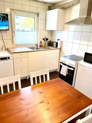 Küche/Küchenzeile in der Unterkunft Apartment Neckarsulm