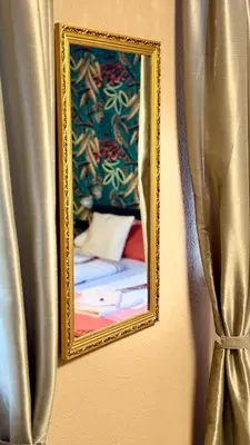 Ein Bett oder Betten in einem Zimmer der Unterkunft Gästehaus Grüner Baum
