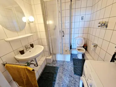 Ein Badezimmer in der Unterkunft Relax Wohnung in Bensheim Auerbach