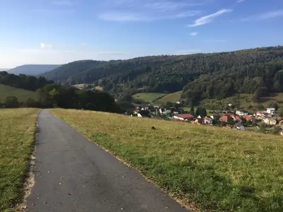 Naturlandschaft in der Nähe der Ferienwohnung
