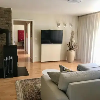 Ferienwohnung Burg Freienstein Blick mit Sauna