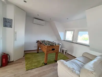 Ein Sitzbereich in der Unterkunft Casa Impex