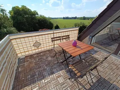 Ein Balkon oder eine Terrasse in der Unterkunft Casa Impex