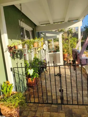 Ein Balkon oder eine Terrasse in der Unterkunft Löwensteiner Berge