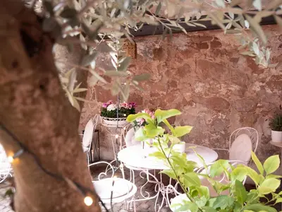 Ein Garten an der Unterkunft REFUGIUM Theresienstraße 19 - Chambre Slevogt