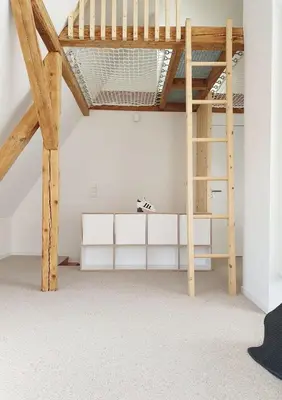 Ein Bett oder Betten in einem Zimmer der Unterkunft Alte Goldschmiede Südpfalz