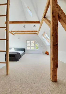 Ein Bett oder Betten in einem Zimmer der Unterkunft Alte Goldschmiede Südpfalz