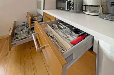 Küche/Küchenzeile in der Unterkunft Lieselhaus