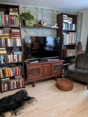 Die Bibliothek in der Ferienwohnung