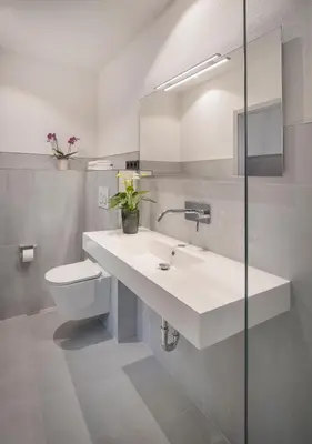 Ein Badezimmer in der Unterkunft Ferienwohnungen Im Vogelgesang W5