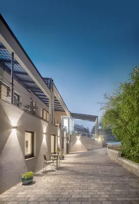 Das Gebäude in dem sich die Ferienwohnung befindet