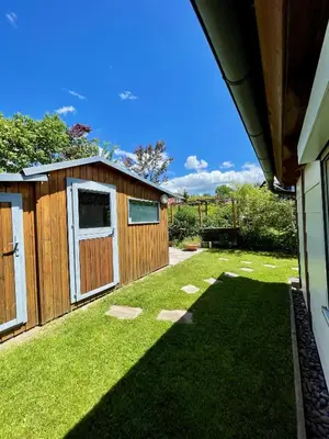 Ein Garten an der Unterkunft Ferienhaus Fuchseck