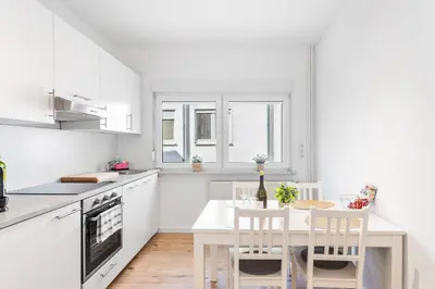Küche/Küchenzeile in der Unterkunft Casa Bergstraße 1
