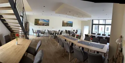 Ein Sitzbereich in der Unterkunft Beim Mühlenwirt