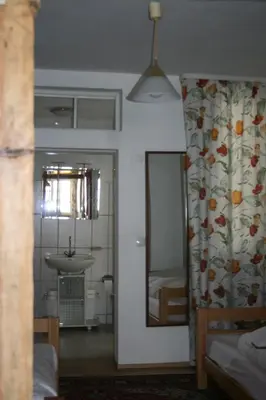 Ein Badezimmer in der Unterkunft Herrenhof