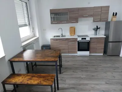 Küche/Küchenzeile in der Unterkunft L8 Street-Kaiserslautern-Monteurwohnung-Worker's apartment