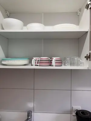 Küche/Küchenzeile in der Unterkunft Ferienwohnung in Würm