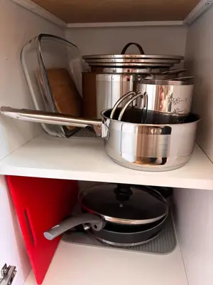 Küche/Küchenzeile in der Unterkunft Ferienwohnung in Würm