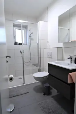 Ein Badezimmer in der Unterkunft FEWO Odenwald - Anna
