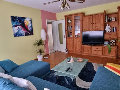 TV/Unterhaltungsangebot in der Unterkunft Ferienwohnung Mohnblume
