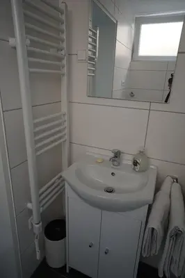 Ein Badezimmer in der Unterkunft Neue und zentral gelegene Wohnung in Stuttgart