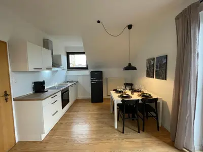 Küche/Küchenzeile in der Unterkunft Ferienwohnungen Pfaffenhof