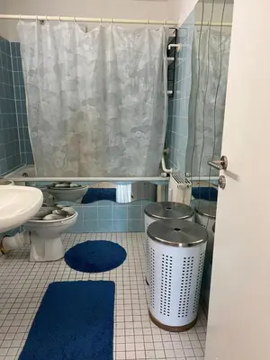 Ein Badezimmer in der Unterkunft Apartment in Mainz-Lerchenberg