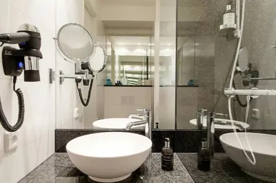 Ein Badezimmer in der Unterkunft Motel One Mannheim