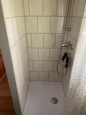 Ein Badezimmer in der Unterkunft Ferienhaus zum Ulfenbachtal